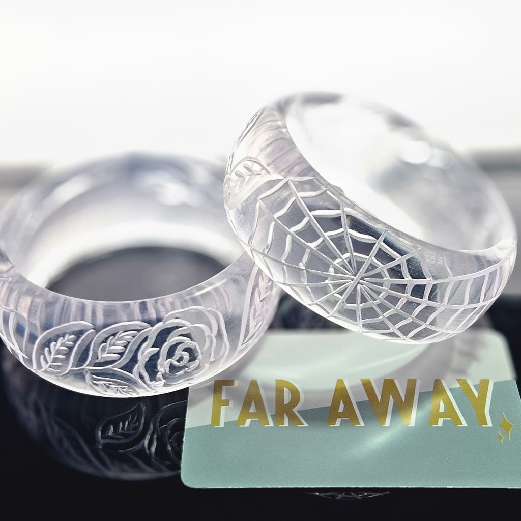 Rose Cobwebs bangles