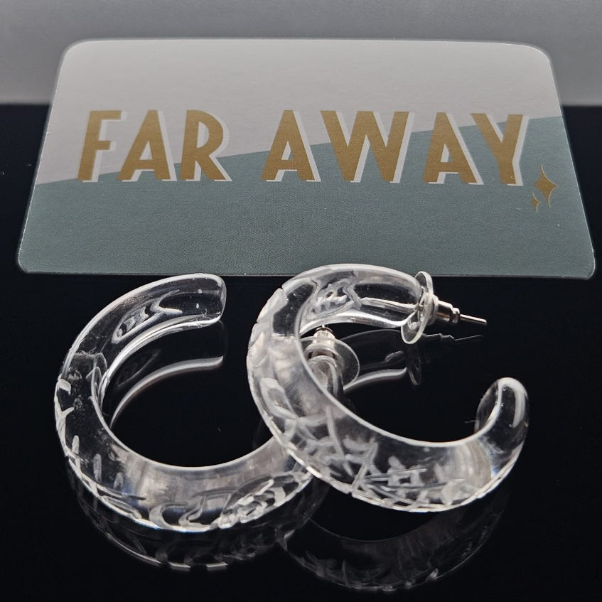 Rose Cobwebs earrings