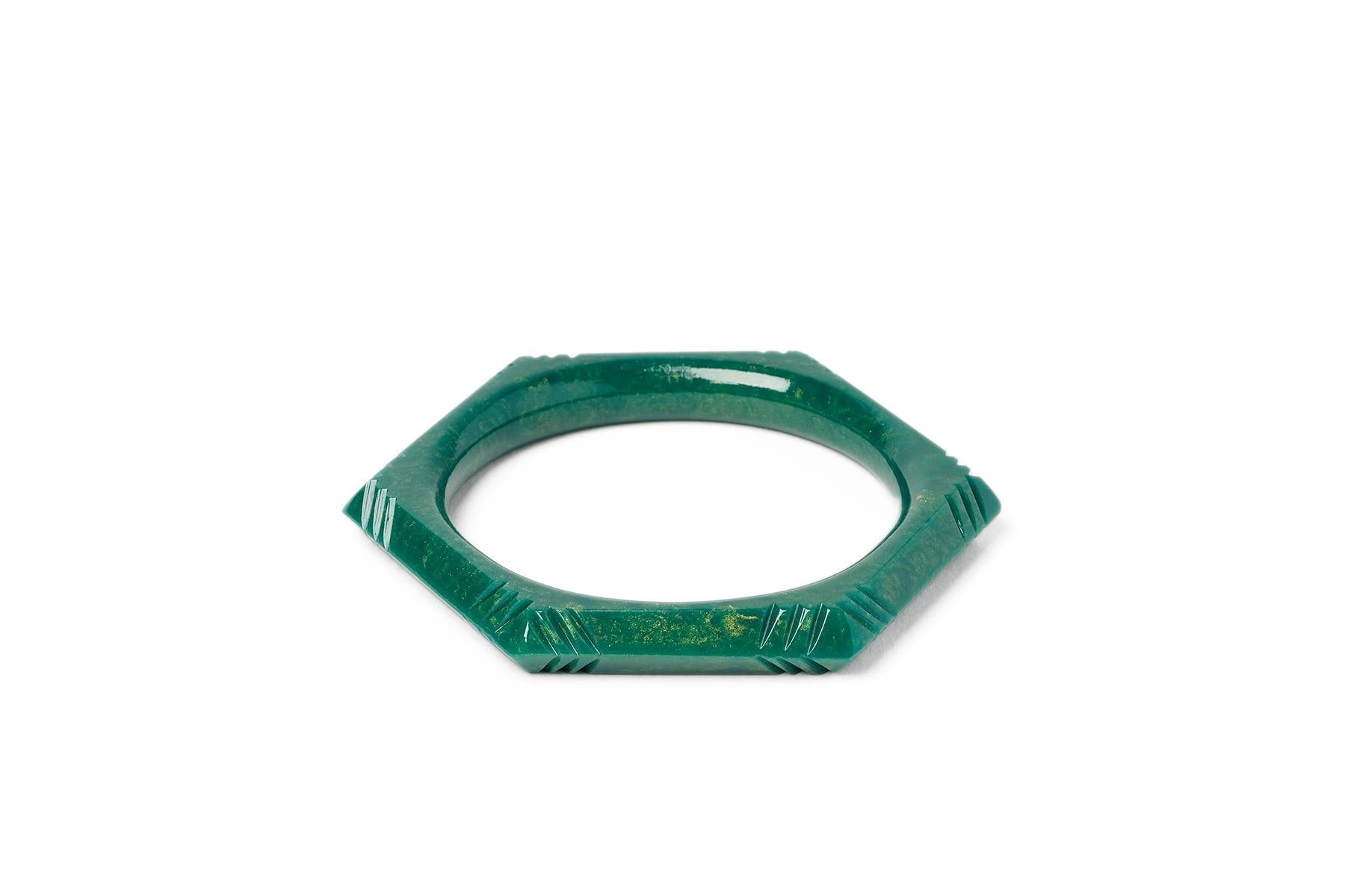 Wide Jadeite Bangle