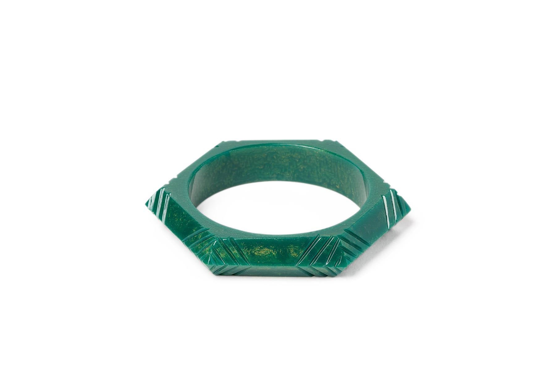 Wide Jadeite Bangle