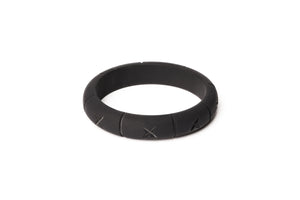 Midi Black Matte Bangle