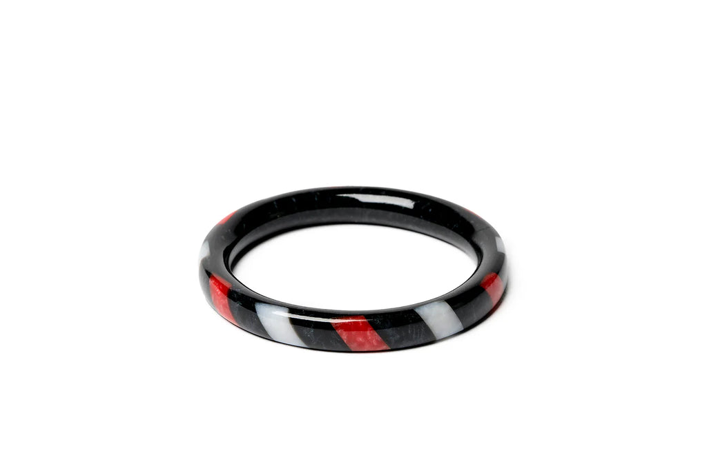 Narrow Bones Candy Cane Bangle