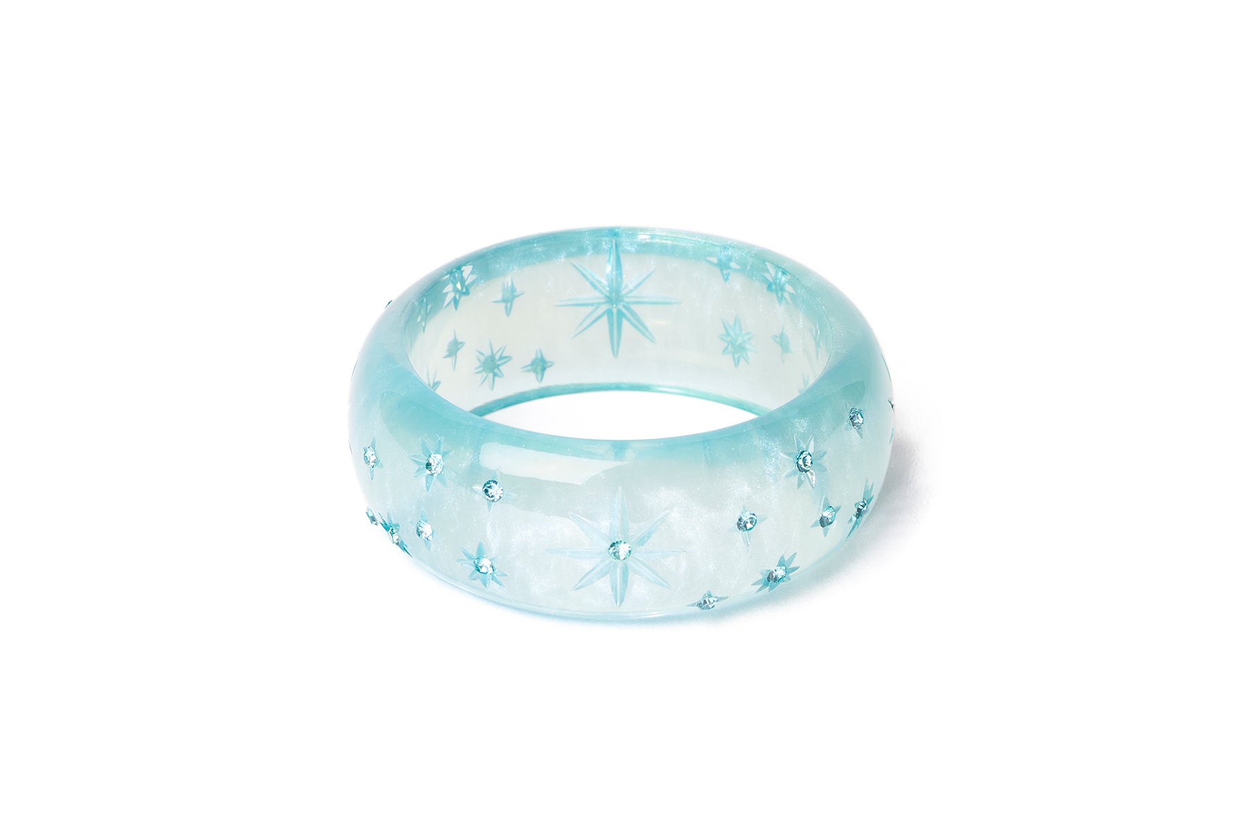Wide Sky Tulle Bangle