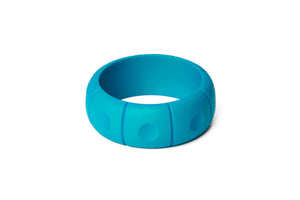 Wide Caribbean Matte Bangle