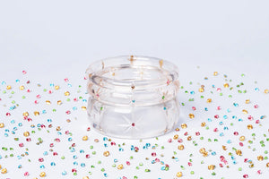 Wide Coloured Sparkling Gems Fakelite Bangle by Splendette