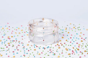 Narrow Coloured Sparkling Gems Fakelite Bangle by Splendette