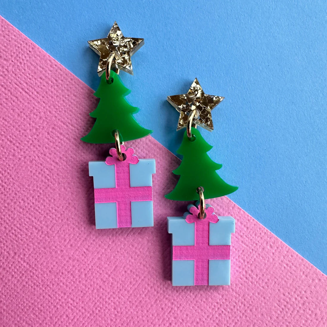 Christmas Triple Dangles earrings
