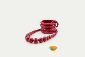 "Art Deco" bead necklace by MCR