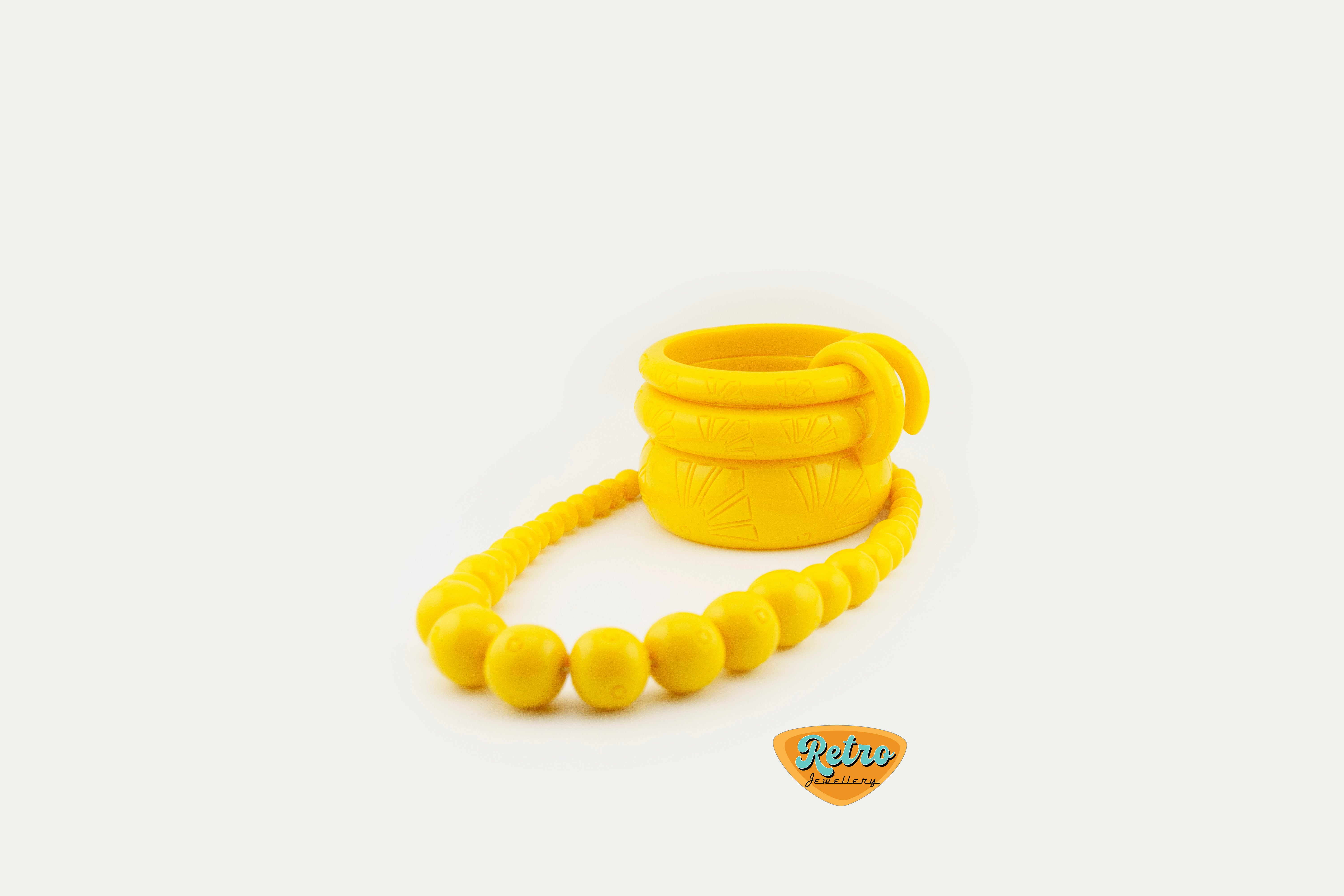 "Art Deco" bead necklace by MCR