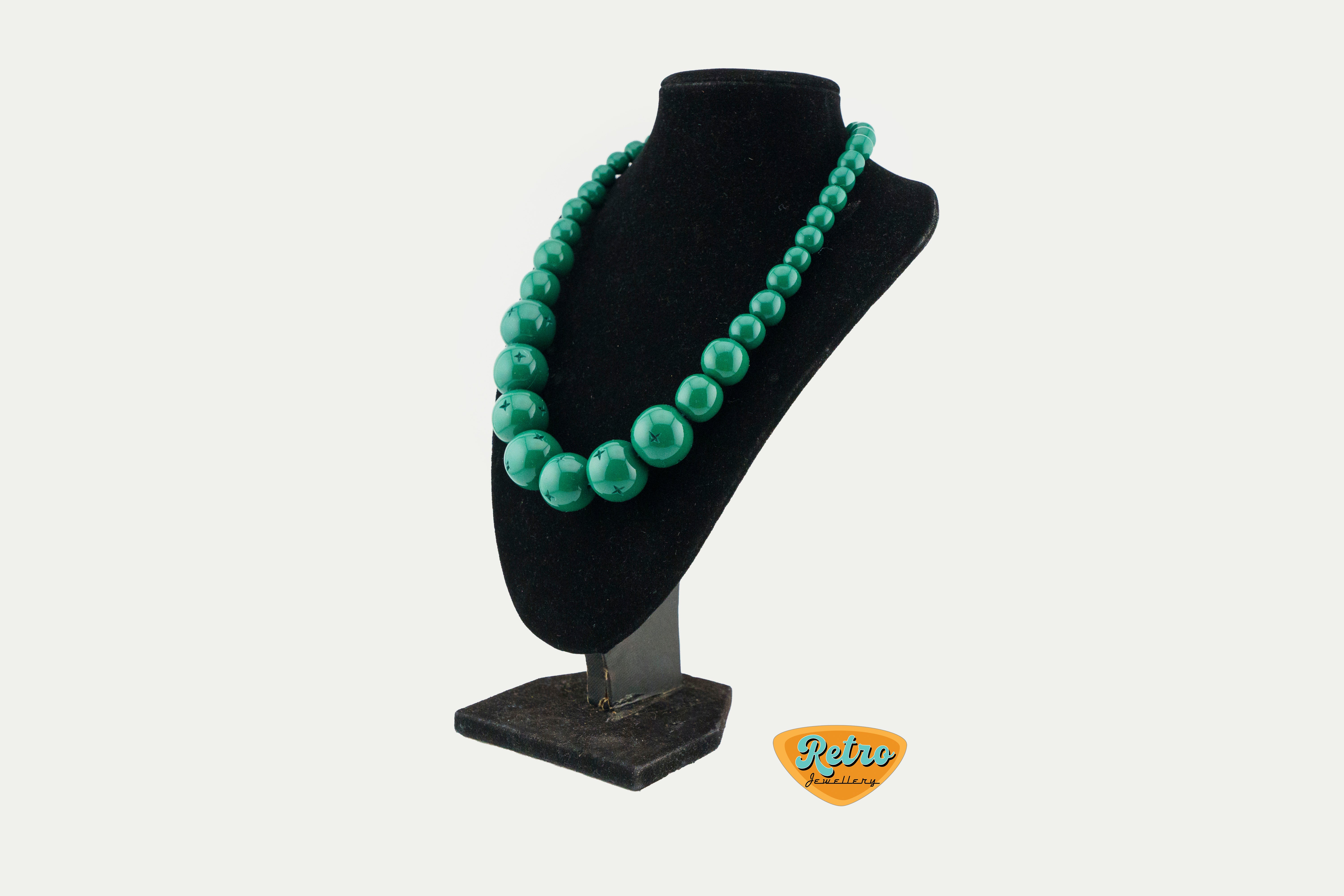 "Art Deco" bead necklace by MCR