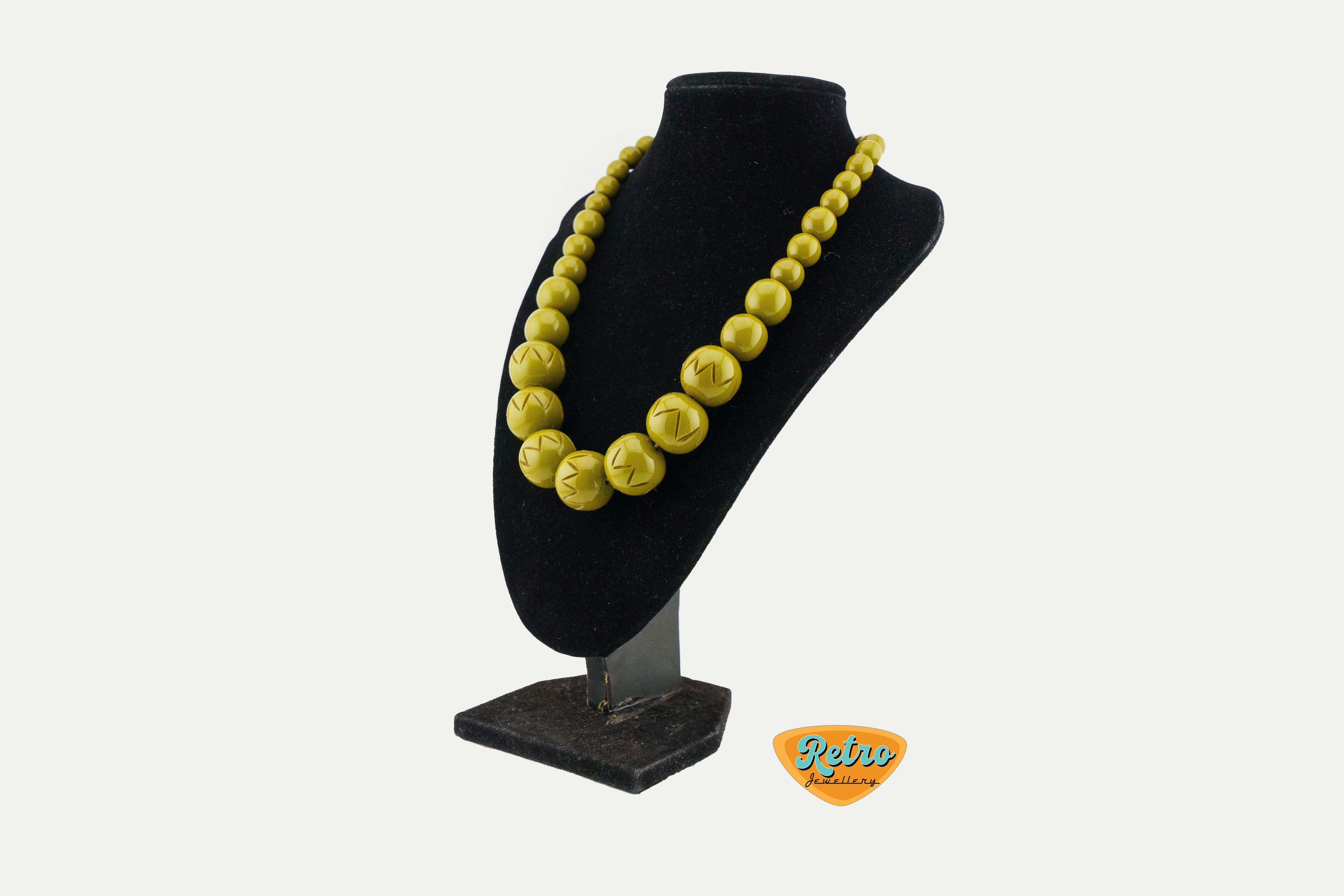 "Art Deco" bead necklace by MCR