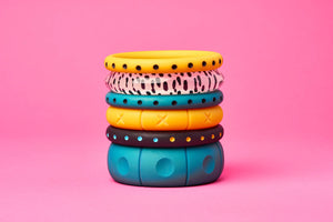 Wide Caribbean Matte Bangle