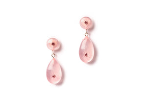 Pink Chiffon Earrings