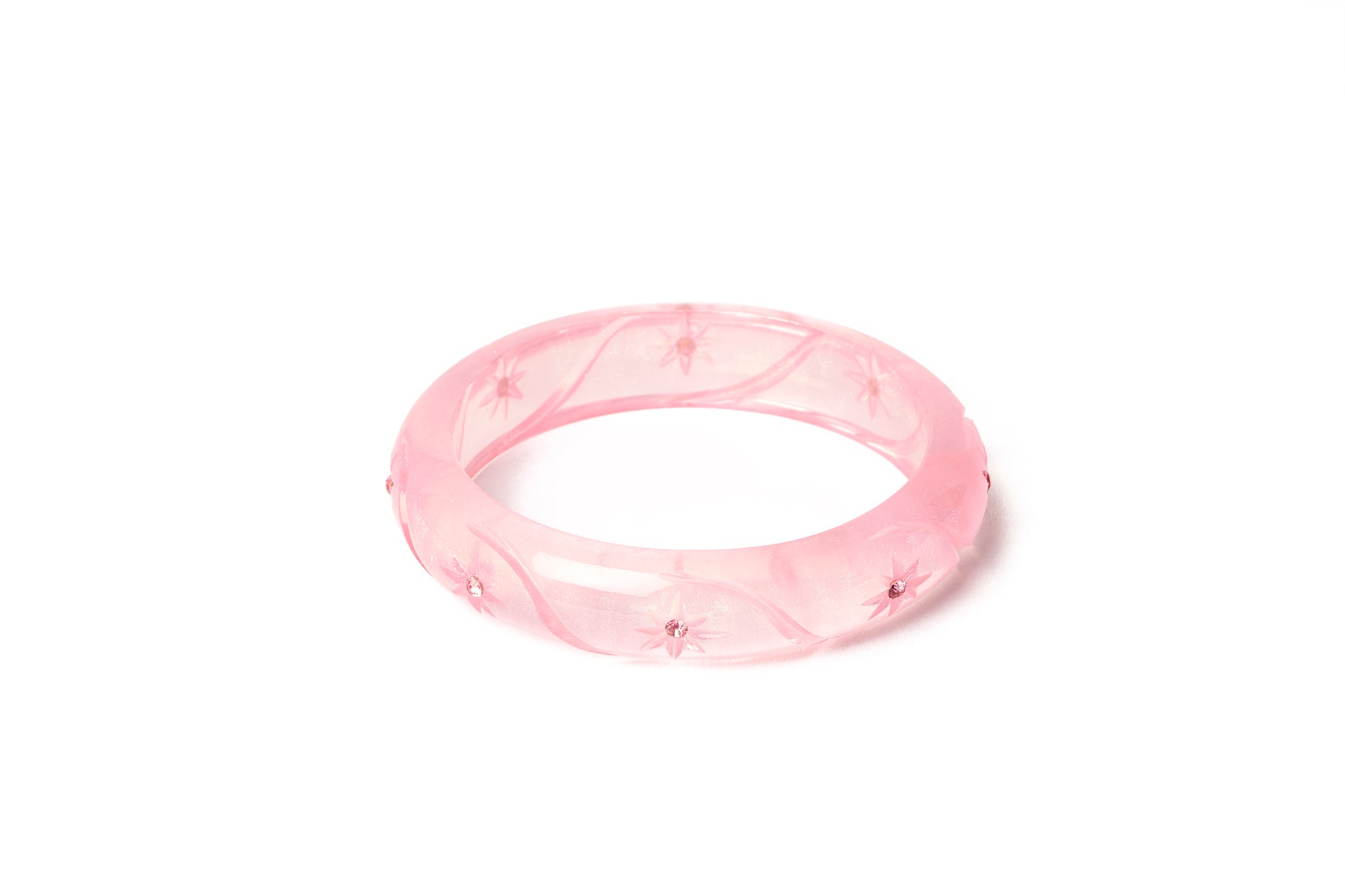 Midi Pink Chiffon Bangle