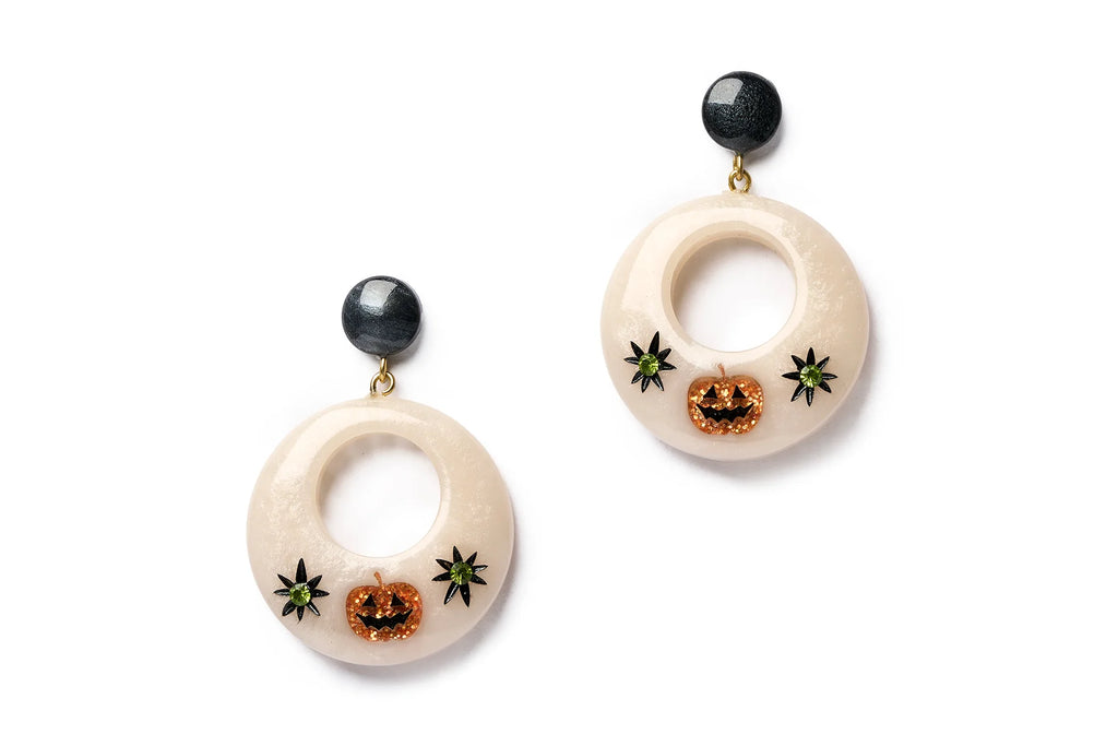 Gourdgeous Drop Hoop Earrings