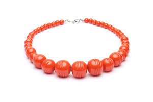 Midi Papaya Heavy Carve Fakelite Bangle