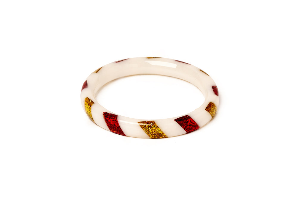 Narrow Candy Cane Bangle