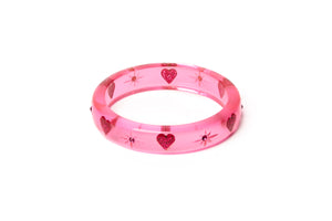 Midi Key To My Heart Pink Bangle