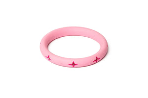 Dolly Matte drop hoop earrings