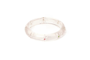 Midi Coloured Sparkling Gems Fakelite Bangle by Splendette