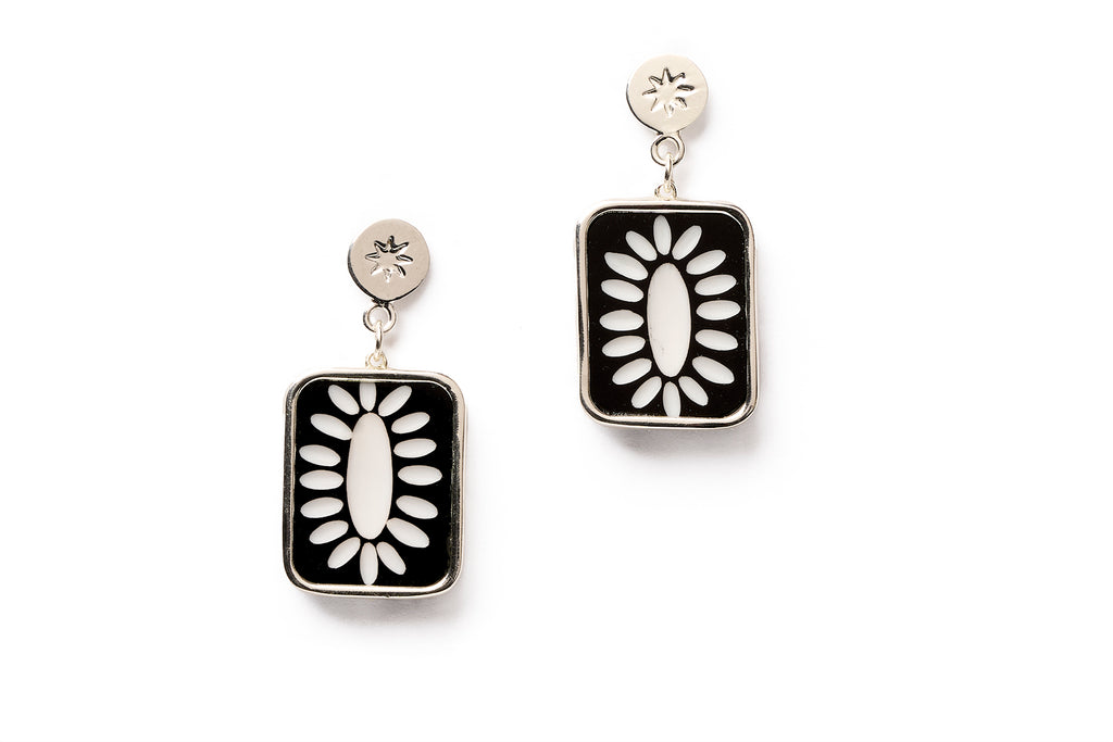 Rebel Black Earrings