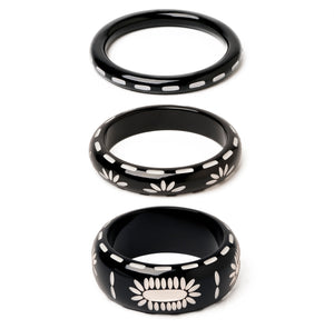 Rebel Black Earrings