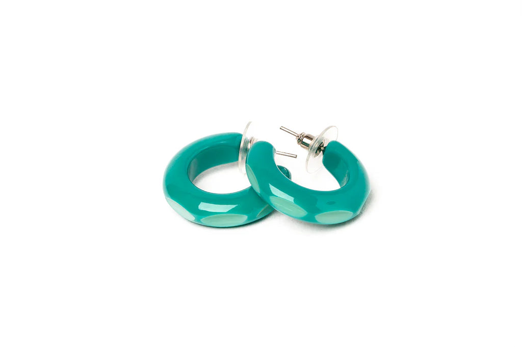 Serene Hoop Tropical Earrings