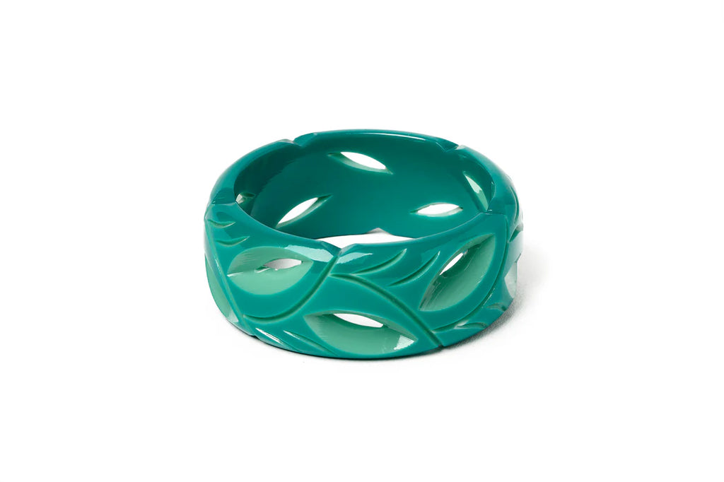 Wide Serene Tropical Bangle