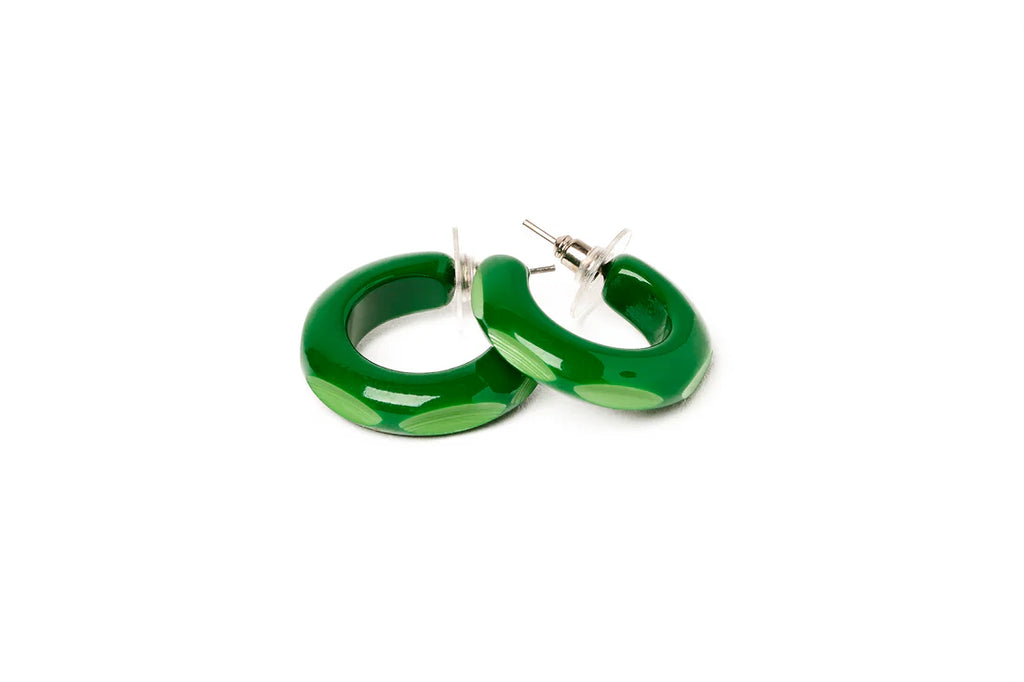 Lush Tropical Hoop Earrings