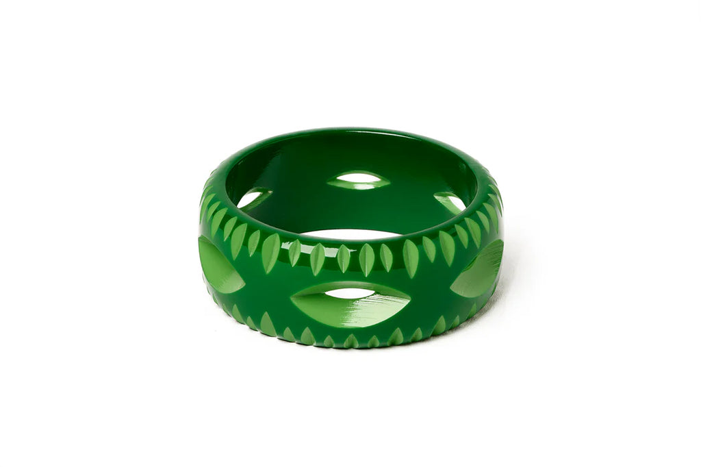 Wide Lush Tropical Bangle