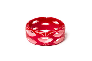 Wide Blooming Tropical Bangle