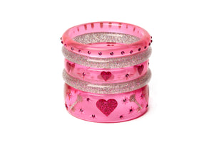 Key To My Heart Pink Valentines Brooch