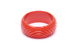 Midi Papaya Heavy Carve Fakelite Bangle