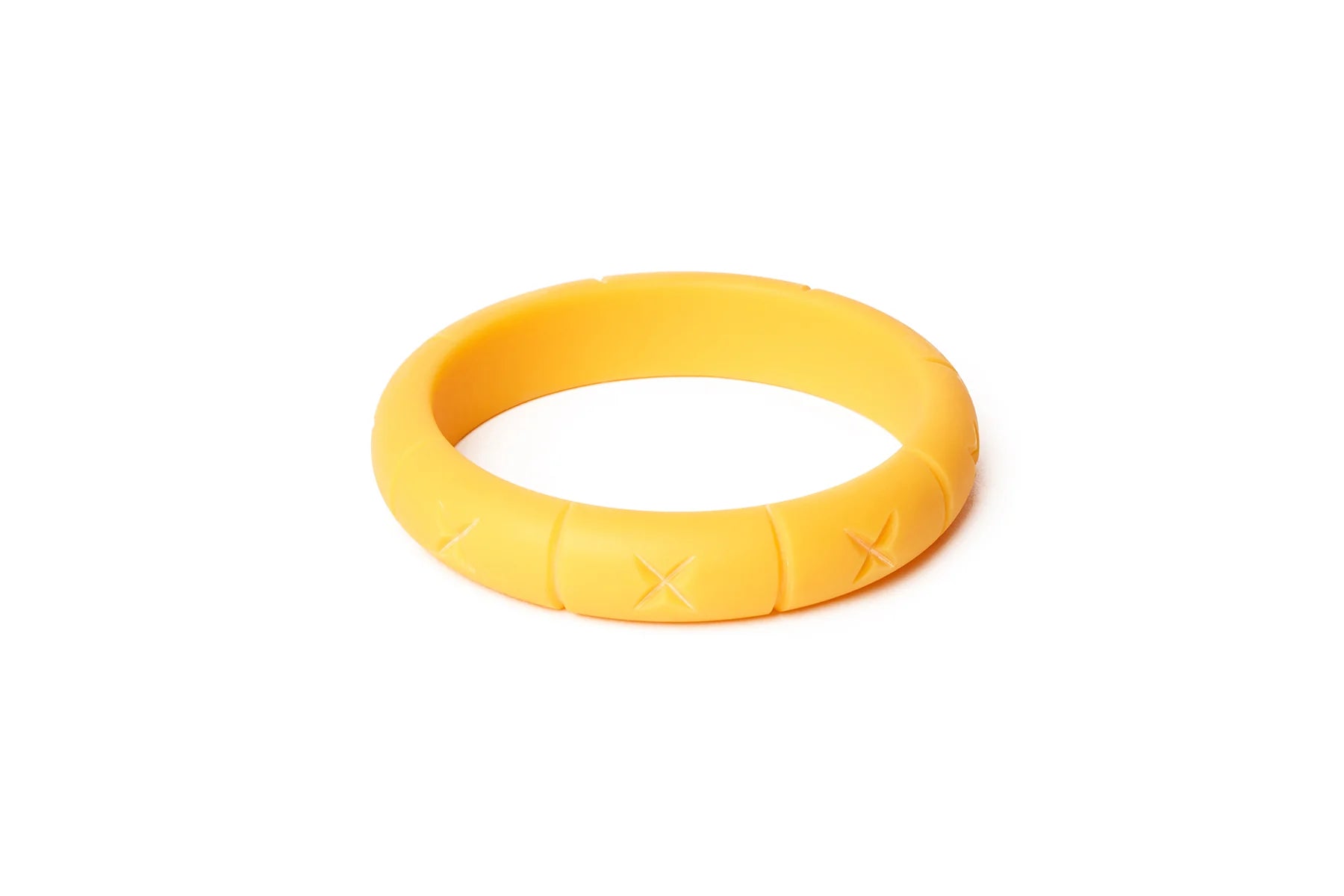 Midi Pineapple Matte Bangle