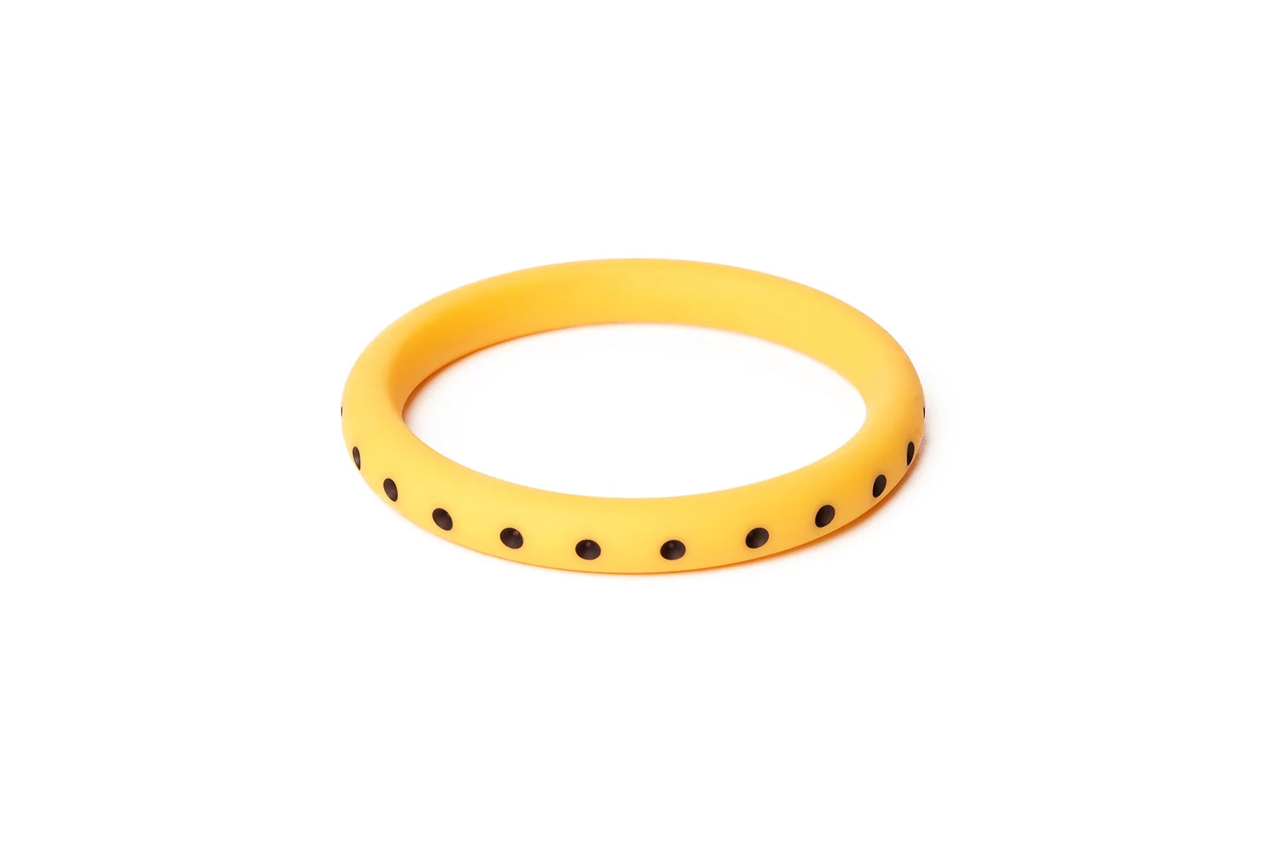 Narrow Pineapple Matte Bangle