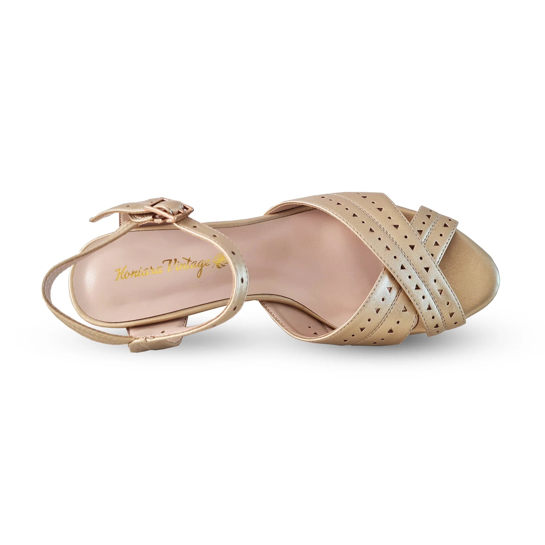 Gizo Heel- Warm Gold - CHARLIE STONE