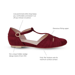 London (Wine red) Flat - CHARLIE STONE