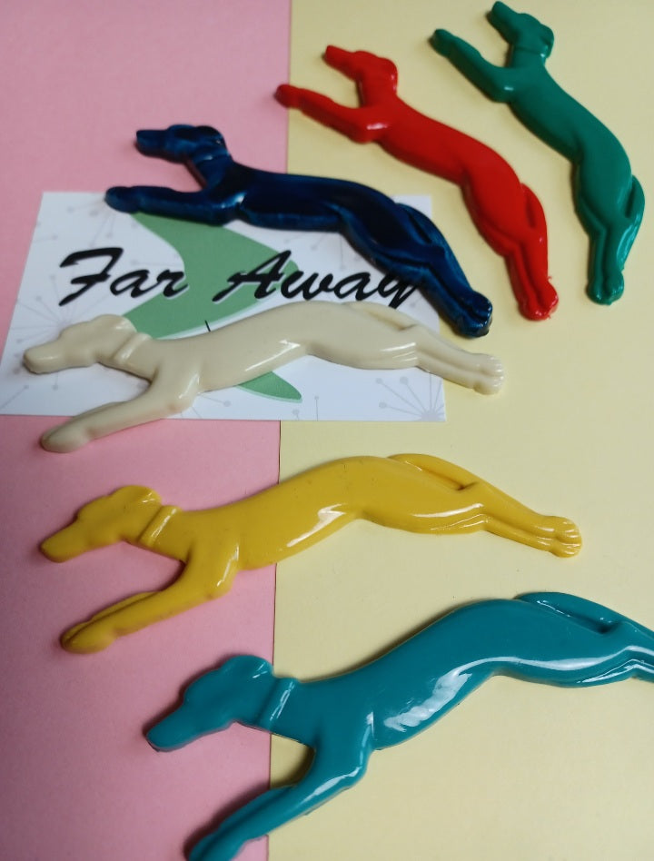 LIMITED EDITION* Greyhound Reproduction Brooch