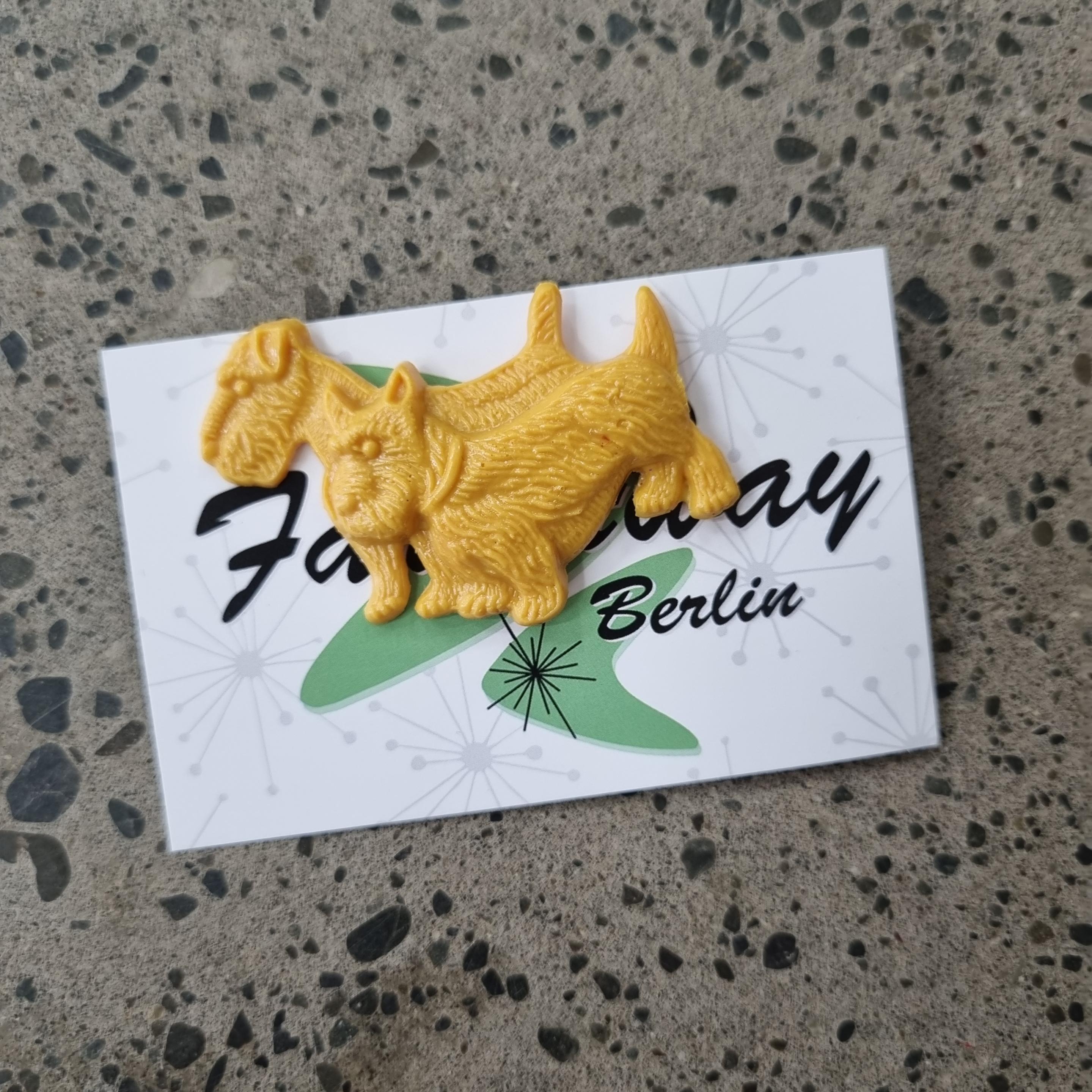 Scottie Dog Reproduction Brooch