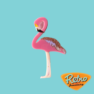 Flamingo Brooch