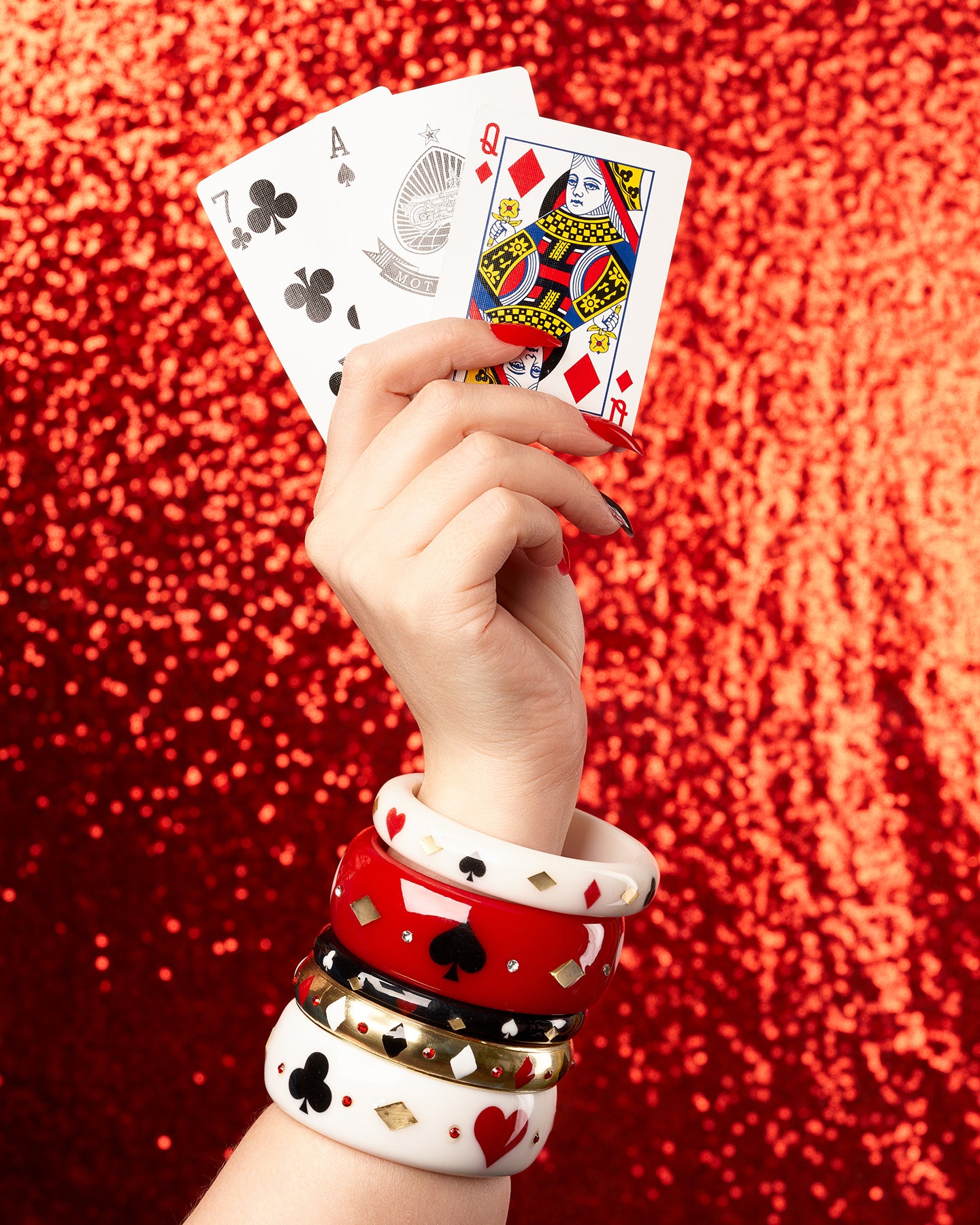 Wide Aces High Bangle