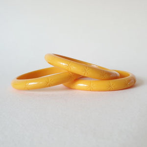 Lucie Starburst Bangle - Yellow