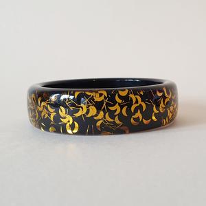 Billie Lucite confetti bracelet - Black Russian