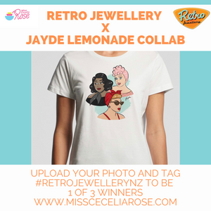 Retro Jewellery  X Jayde Lemonade Collab Mens T-shirt