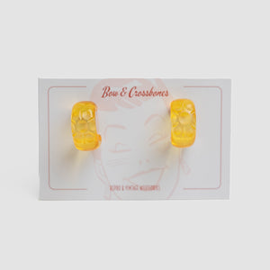 Apple Juice Hoop Earrings