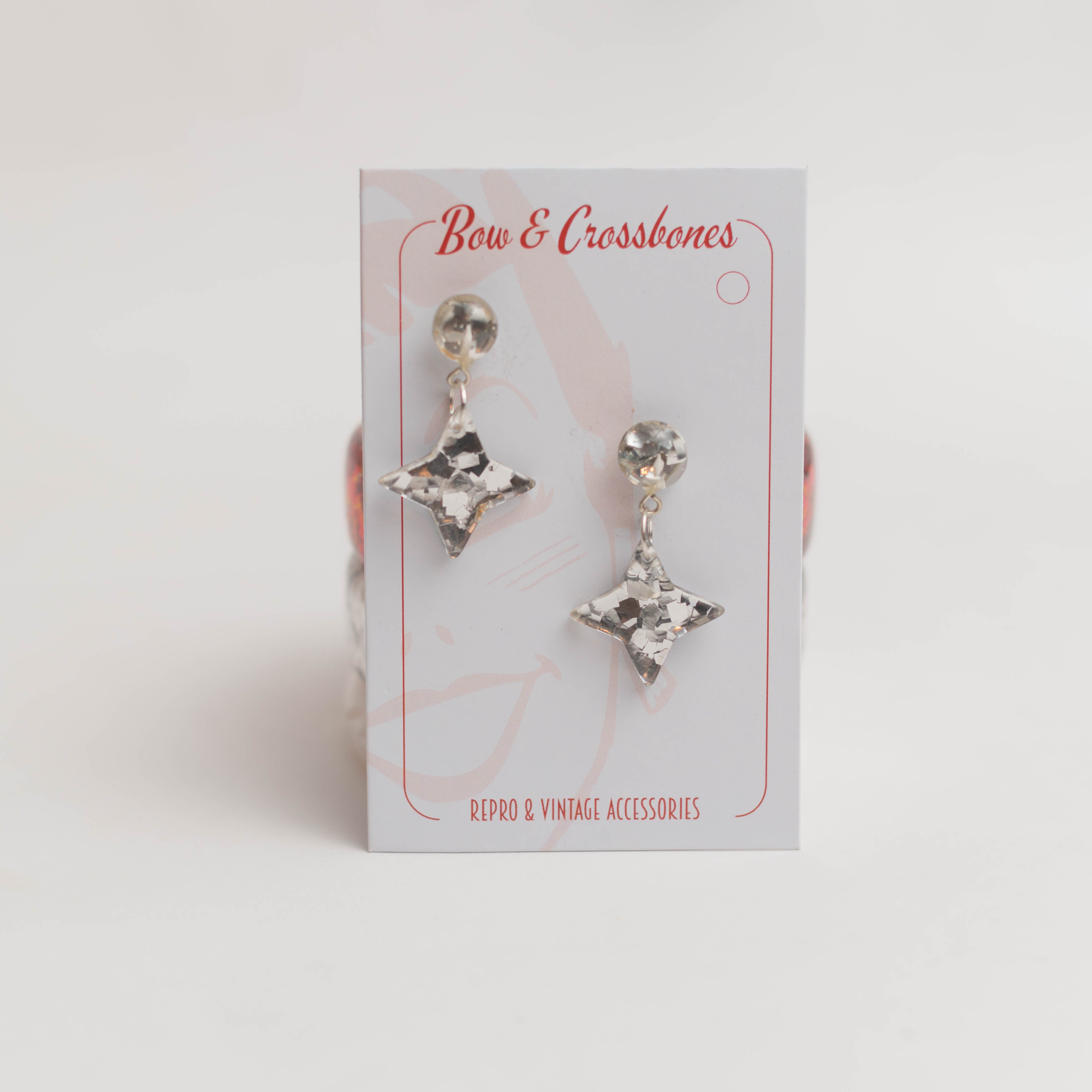 Lola Confetti Starburst Earrings - Gin Fizz