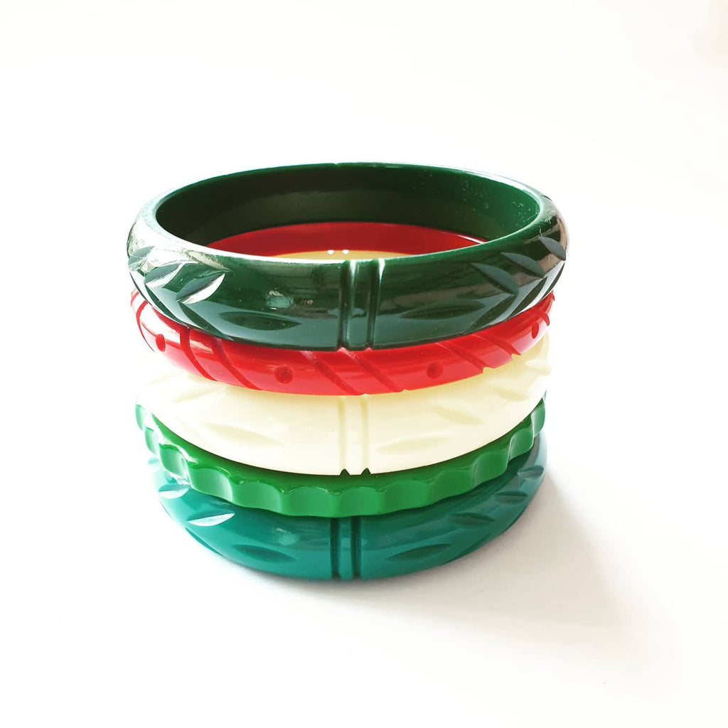 Christmas Bangle Stack - Large