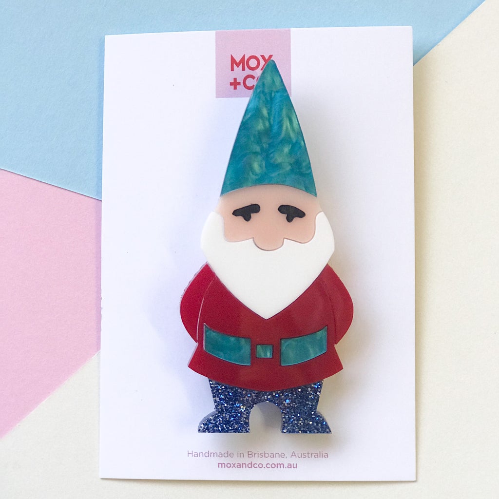 Garden Gnome Brooch