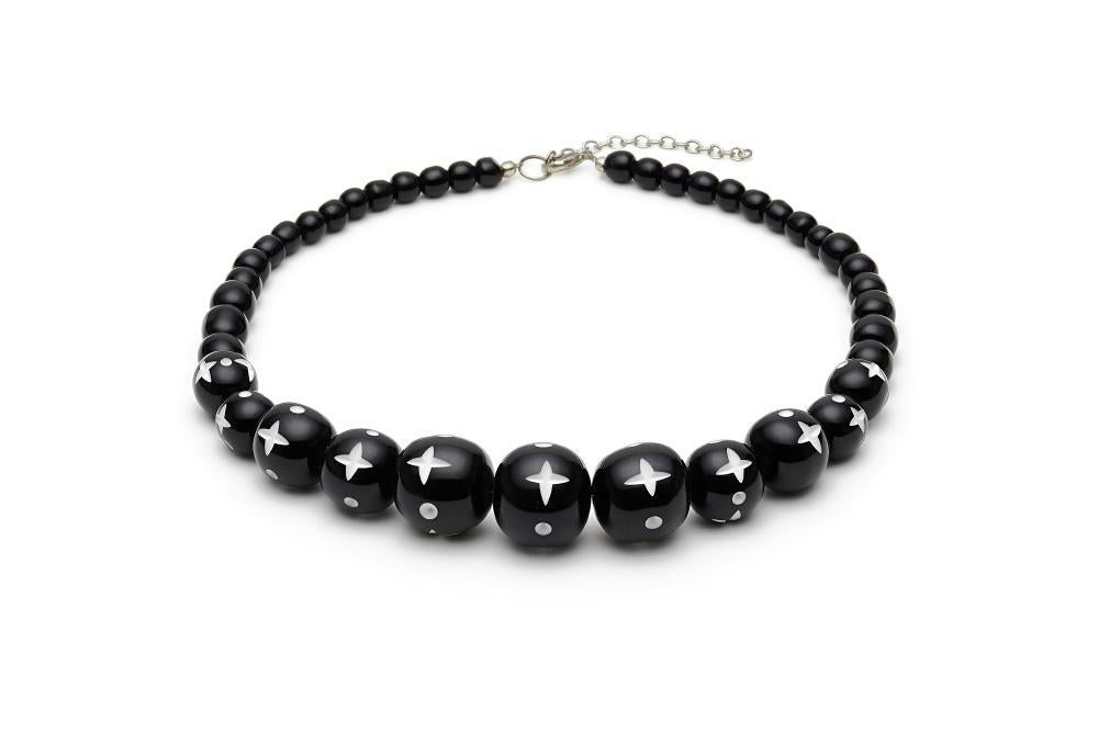 Hater Carved Bead Necklace