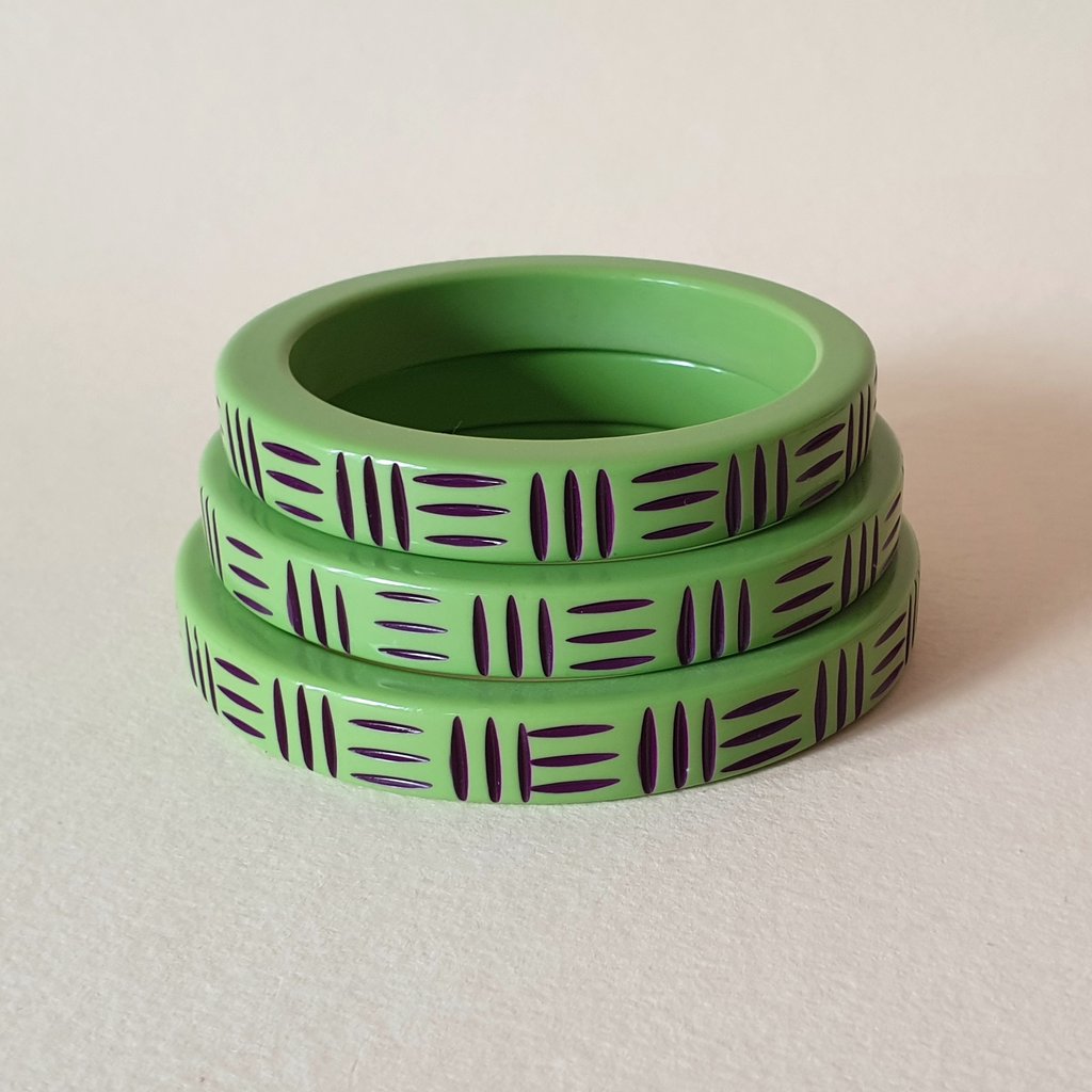 Kane Wicker Thin Bangle - Frankanestein